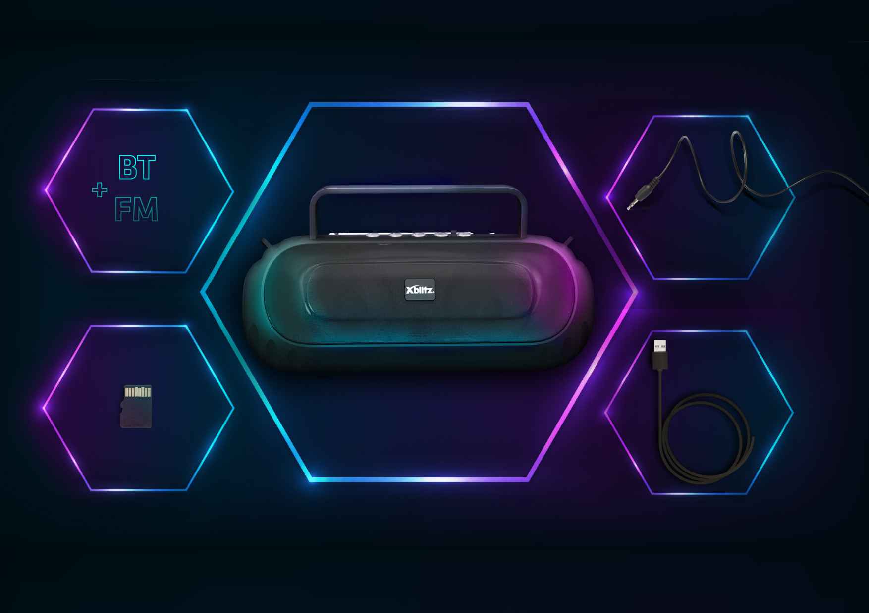 Xblitz MASTER BOX głośnik bezprzewodowy